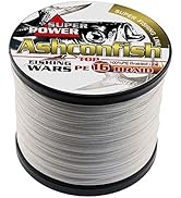Ashconfish Braided Fishing Line-16 Strands Hollow Core Braided Line 20LB-500LB, 109/328/547/1093/...