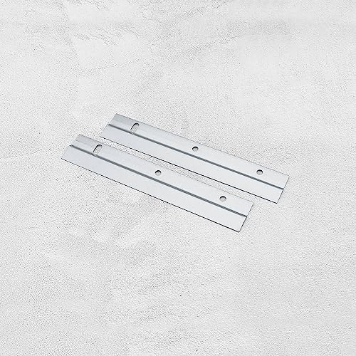 Image of The Lord of the Tools 2 Pairs French Cleat Picture Hanger 6inch Flush Mount Bracket Aluminum Alloy Wall Mounting Bracket Accessories for Assembling Mirror Photo Whiteboard