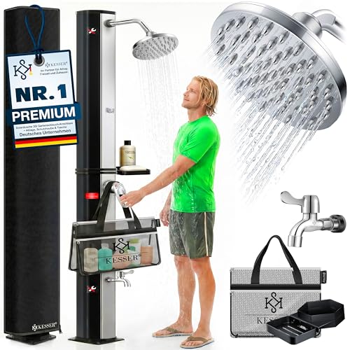 KESSER® Solardusche 35L Gartendusche, Solar Dusche für Garten...