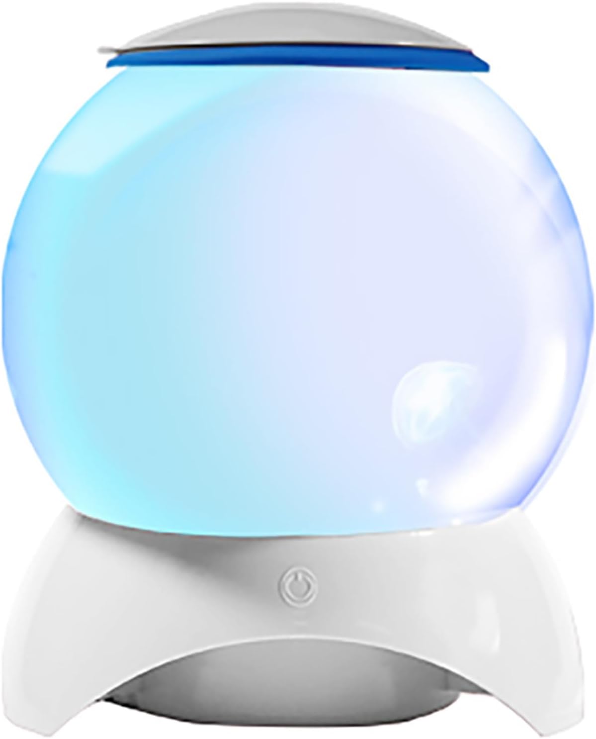 Clear Jellyfish Tanks with LED Lighting Relaxing Home Accent Decorative Clear Round Jellyfish Aquarium