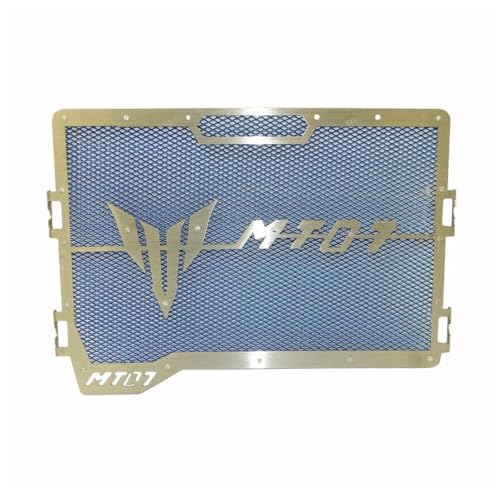 Couvercle de protection de radiateur moto MT07 bleu pour balades