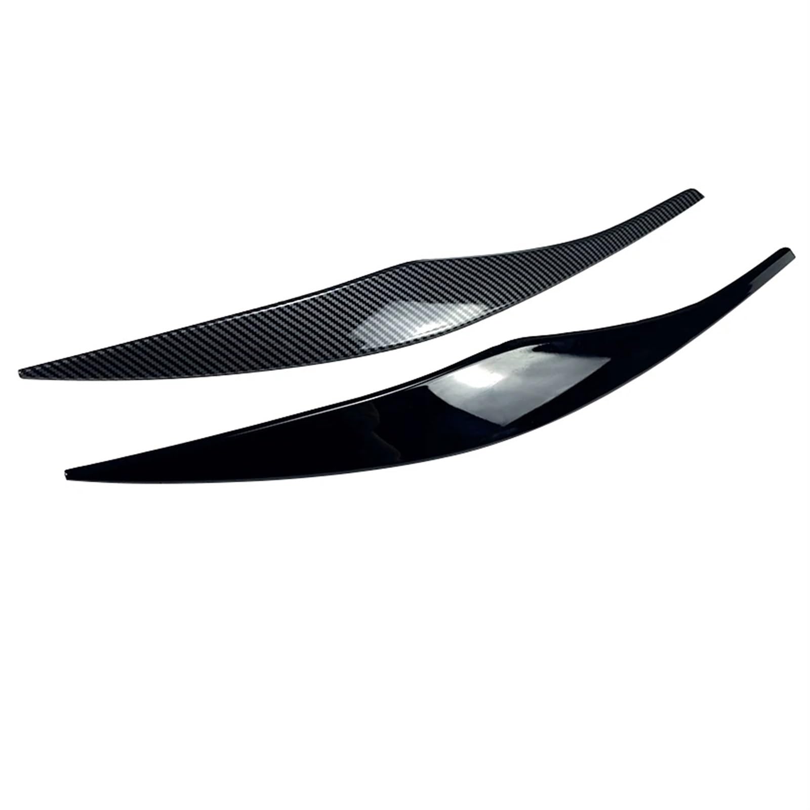 Sopracciglio Faro Auto Per BMW Serie 3 E90 E91 2005 2006 2007 2008 2009 2010 2011 ABS Gloss Nero Faro Sopracciglia Palpebra Berlina/Touring 2 Pezzi Faro Palpebra Auto Palpebra