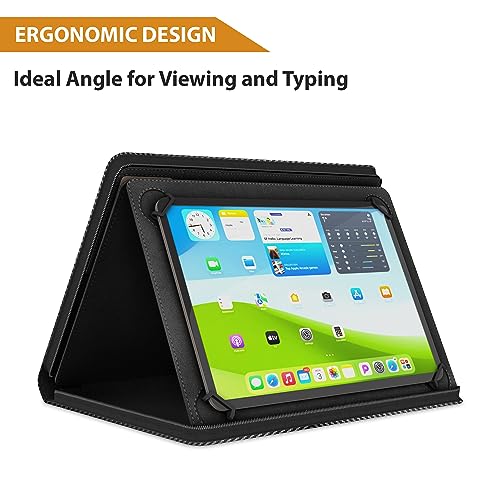 Universal Padfolio Case – Tablet Portfolio Organizer with Notepad Holder – Compatible with iPad 10th 11th Gen, iPad Pro 11, iPad 7 8 9 10.2 10.9 and 9.7 inches - Image 4