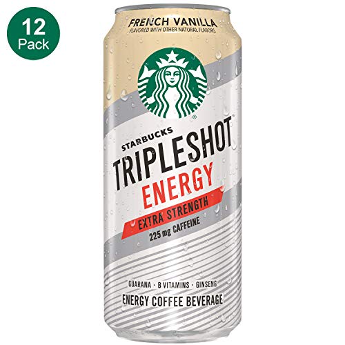Starbucks Tripleshot Energy Extra Strength, French Vanilla, 15oz Cans (12 Pack)