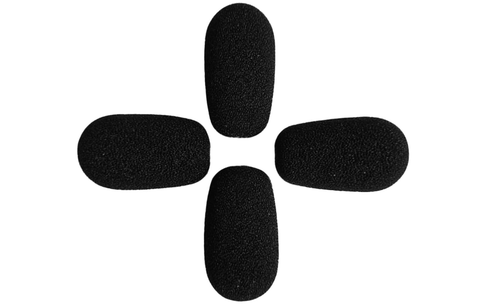 uwinishixuan Mic Covers Compatible with VXI Blueparrott B250XT B350XT B450XT B550-XT C400-XT S450-XT Headset Universal Foam Microphone Windscreens (4-Pack)