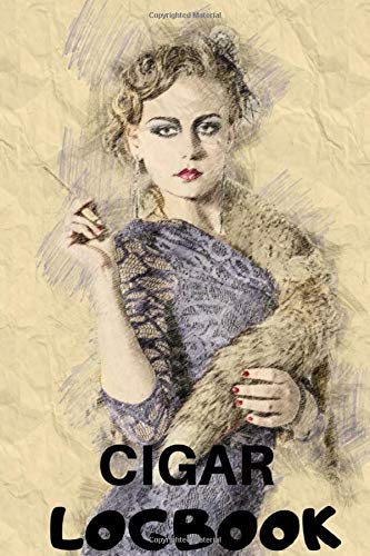 CIGAR LOGBOOK: The Smoker Book For Connoisseurs who love Smoke Cigars / The Perfect Pharaoh Gift cigar For cuban Aficionado / 6 x 9 paperback guitar