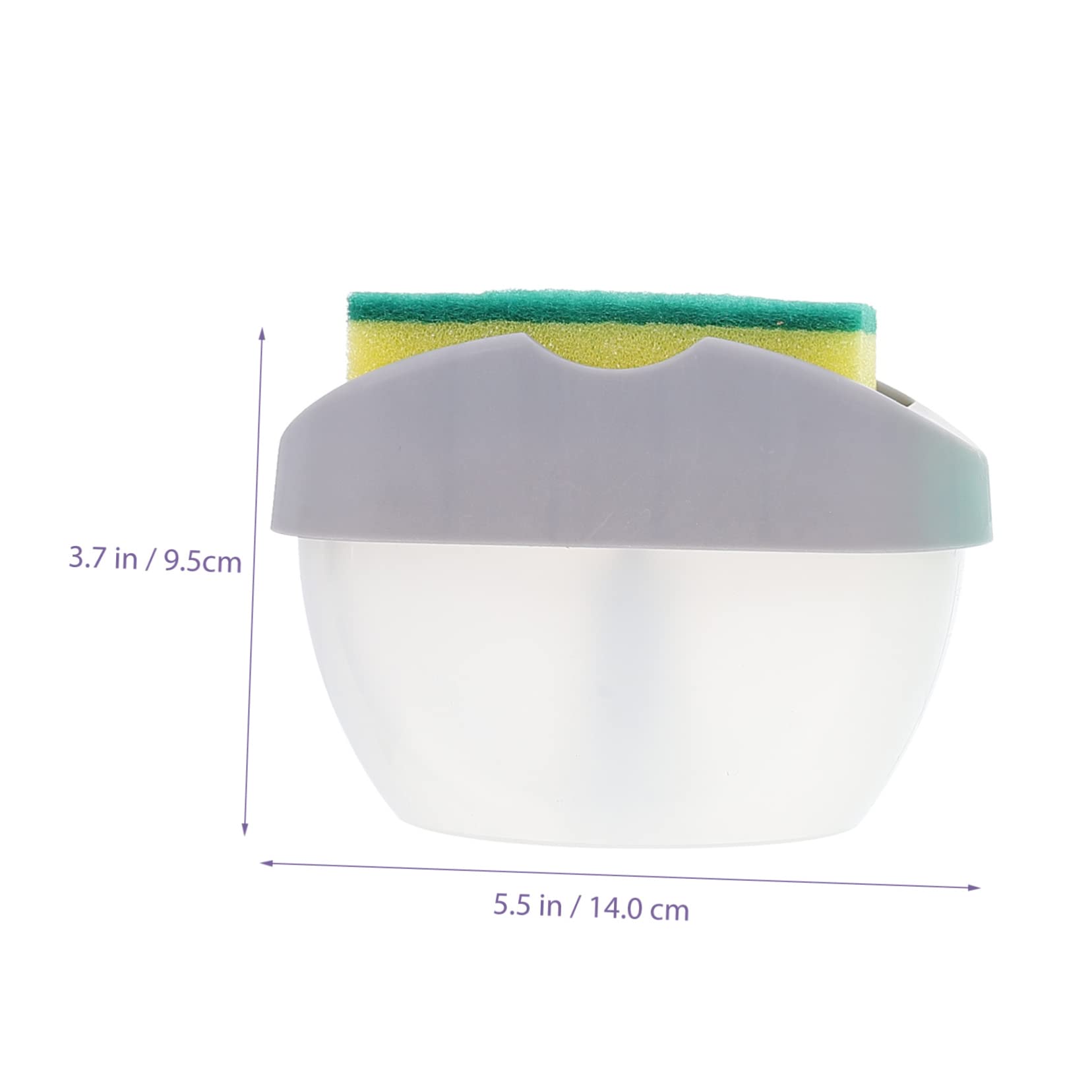 SOLUSTRE 2Sets Large Capacity Kitchen Soap Dispenser Press Type Liquid Soap Container for Easy Dispensing for Dish Soap Use and Practical Design