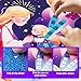 FOVRPUIB Foam Sticker Art Activity, DIY 3D Arts and Crafts Travle Toys, Princesses Mess-Free Fun for Kids Christmas Birthday Gift Stocking Stuffer (Princess)