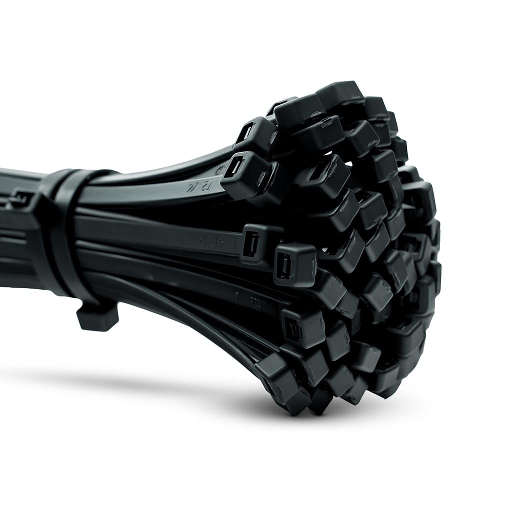 Kabelbinder Set 150 Stk - Schwere Nylon-Binder 8,8x400mm & 4,8x250mm