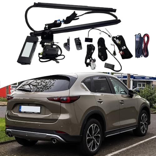 4621B - Power Liftgate may Partially Lower - 2020-2021 Mazda CX-30 6 Retrofit Power Tailgate System Fit for Mazda CX-5 CX5 2017-2025 Modified Trunk Door Electric Liftgate Kit Lift Support Remote Automatic Control with Foot Sensor