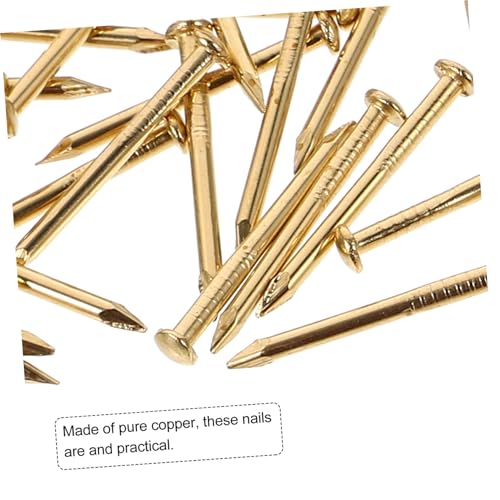 Clavos de cabeza redonda de cobre 1.2x15mm paquete de 100 para bisagras de muebles miniatura 3