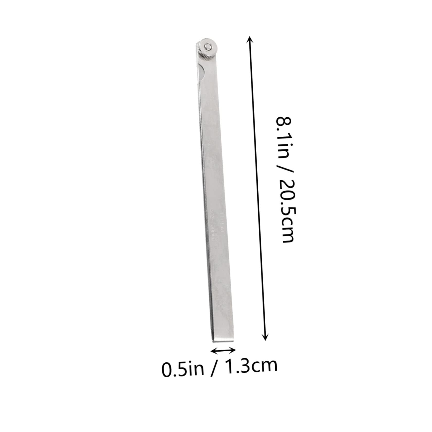 HOMOCONO Feeler Gauge Imperial Measuring Tool Gap Gauge Tool Thickness Gauge Width Measuring Tool Car Tools Automotive Tools Gauge Auto Tools Gap Measuring Tool Silver
