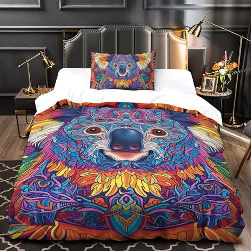 Linge de lit koala en microfibre, transformez la chambre de votre ado en un cocon de douceur - 4