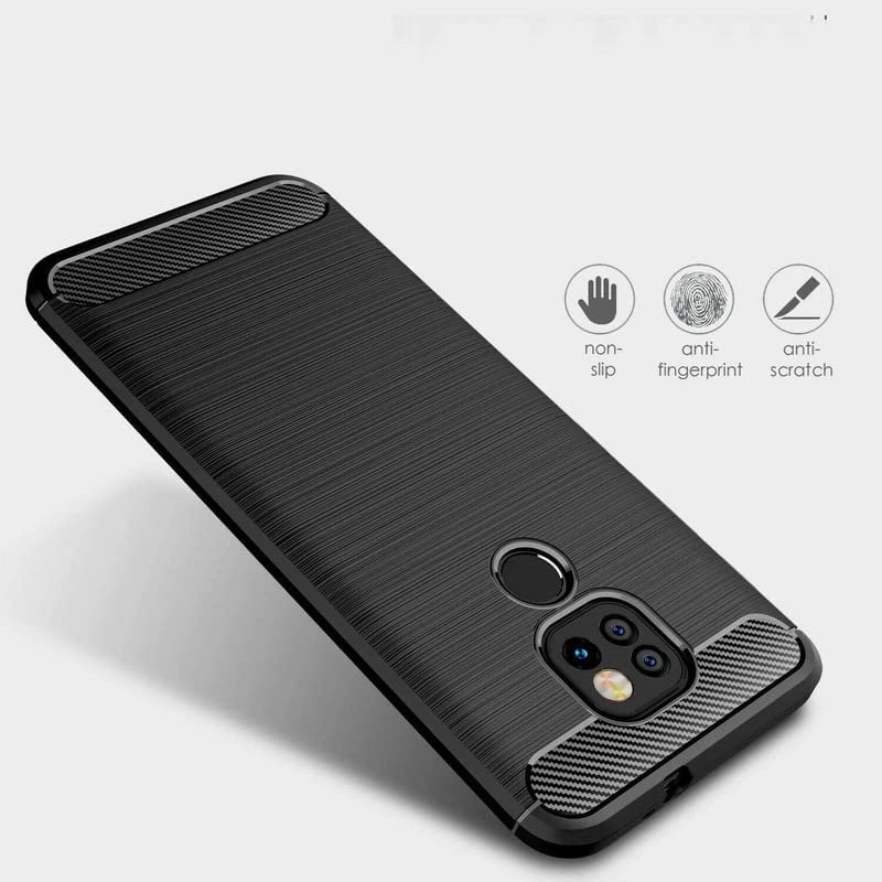 Image of Basic Case for Moto G9, G9 Play (Carbon Fibre Black)