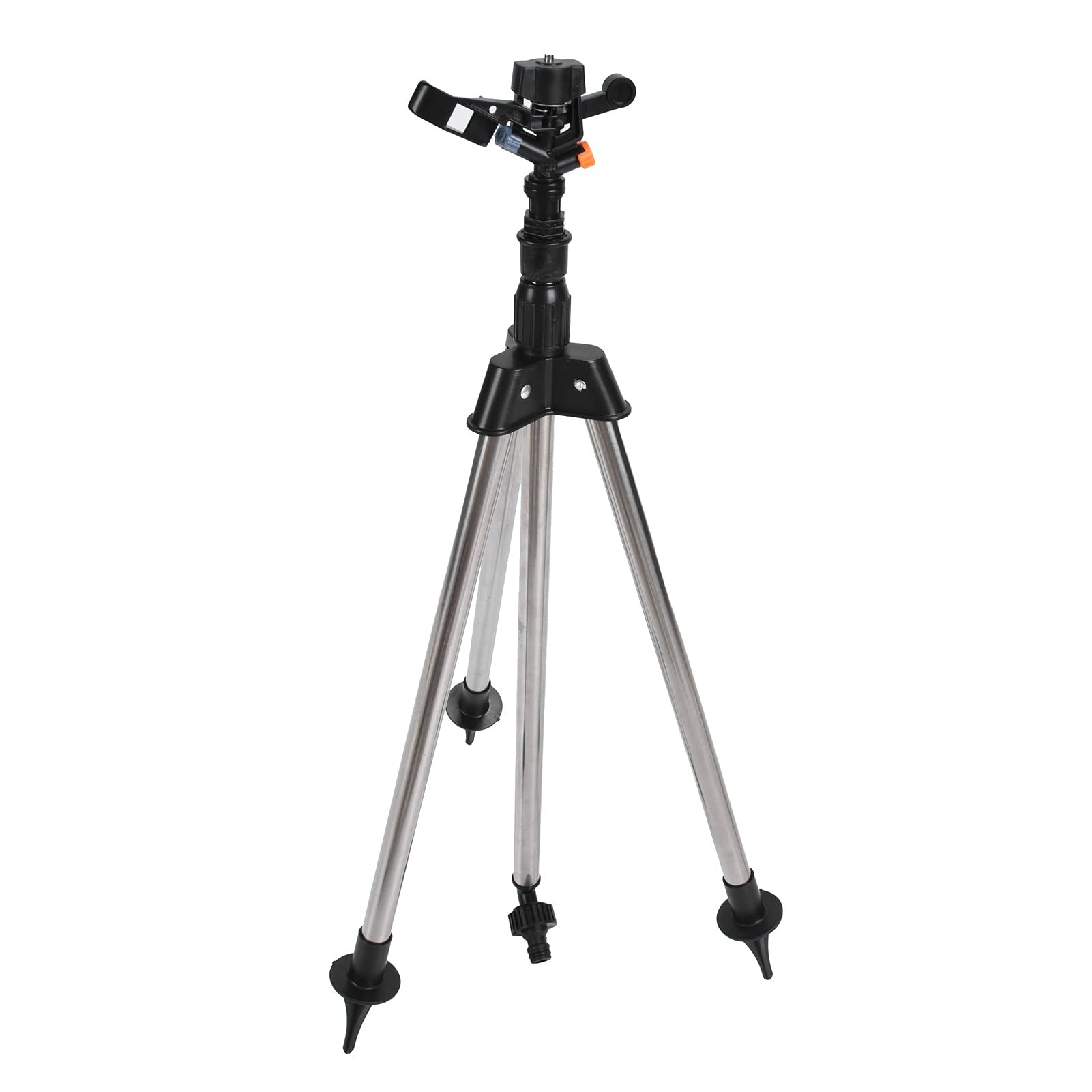 Moylor Thread Rocker Arm Sprinkler,Water Sprinkler G1/2 Male Thread Rocker Arm Sprinkler with Tripod Atomization Lawn Irrigation Kit for Garden Construction Site