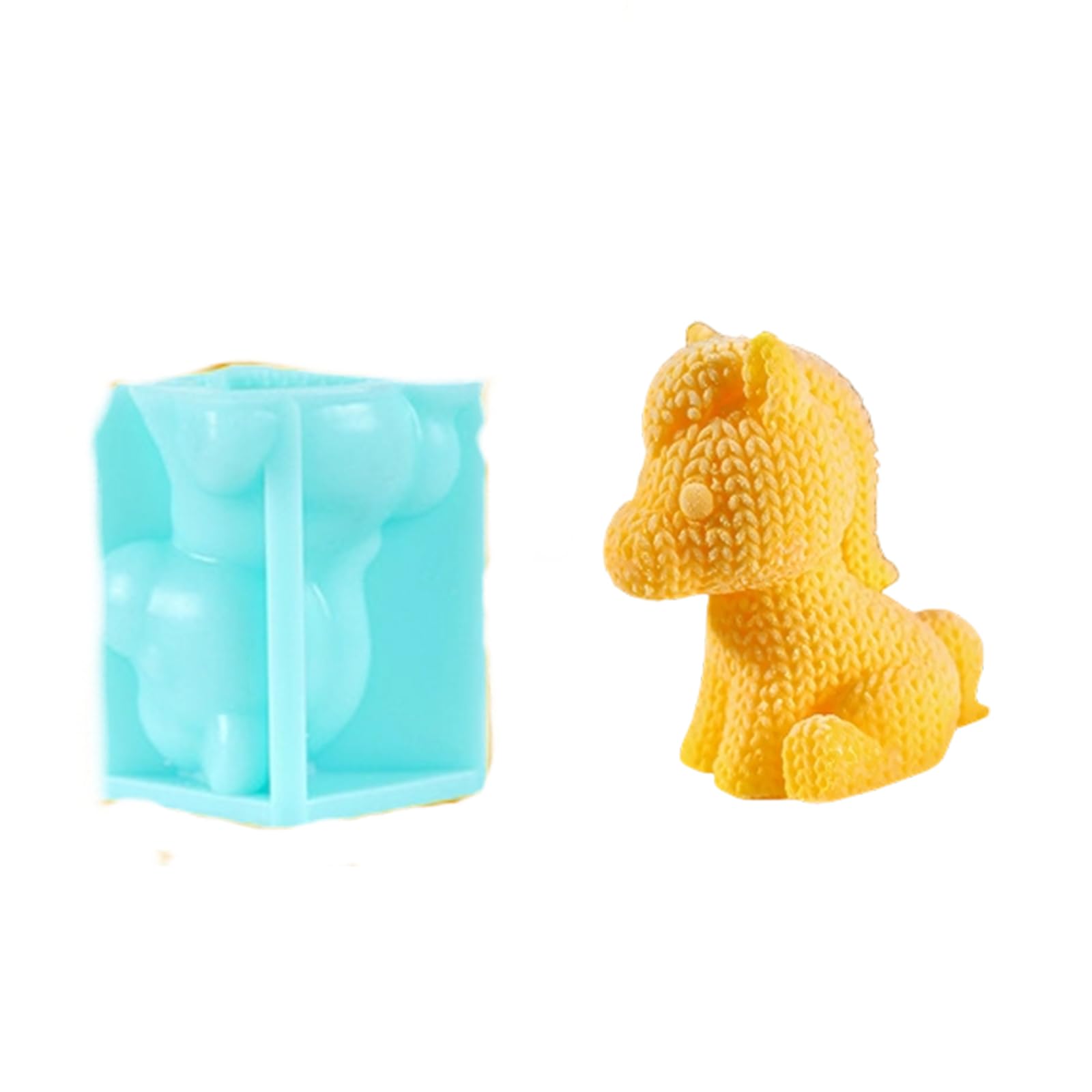 Zeiwohndc Horse Shape Silicone Molds Multipurpose Silicone for Resin Casting Soap Chocolate Candy Cake Baking Tool Small Horse Elastomer Cast