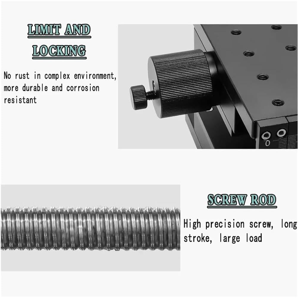 Labor-Scherenhubständer, Manueller Z-Achsen-Schiebetisch Mit Klarem Maßstabslineal, 120-mm-Hub-Hebeplattform, 210 * 150-mm-Tisch, Für Optische Instrumente Und Vorrichtungen