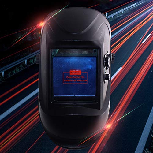 Máscara de soldadura, casco de soldadura, máscara de soldador, casco de soldadura, casco de soldadura con 4 sensores de arco, gafas solares de oscurecimiento automático, máscara de soldadura (color: n