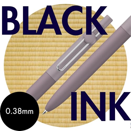 Set de 4 bolígrafos retráctiles gel punta fina negro miniatura 2