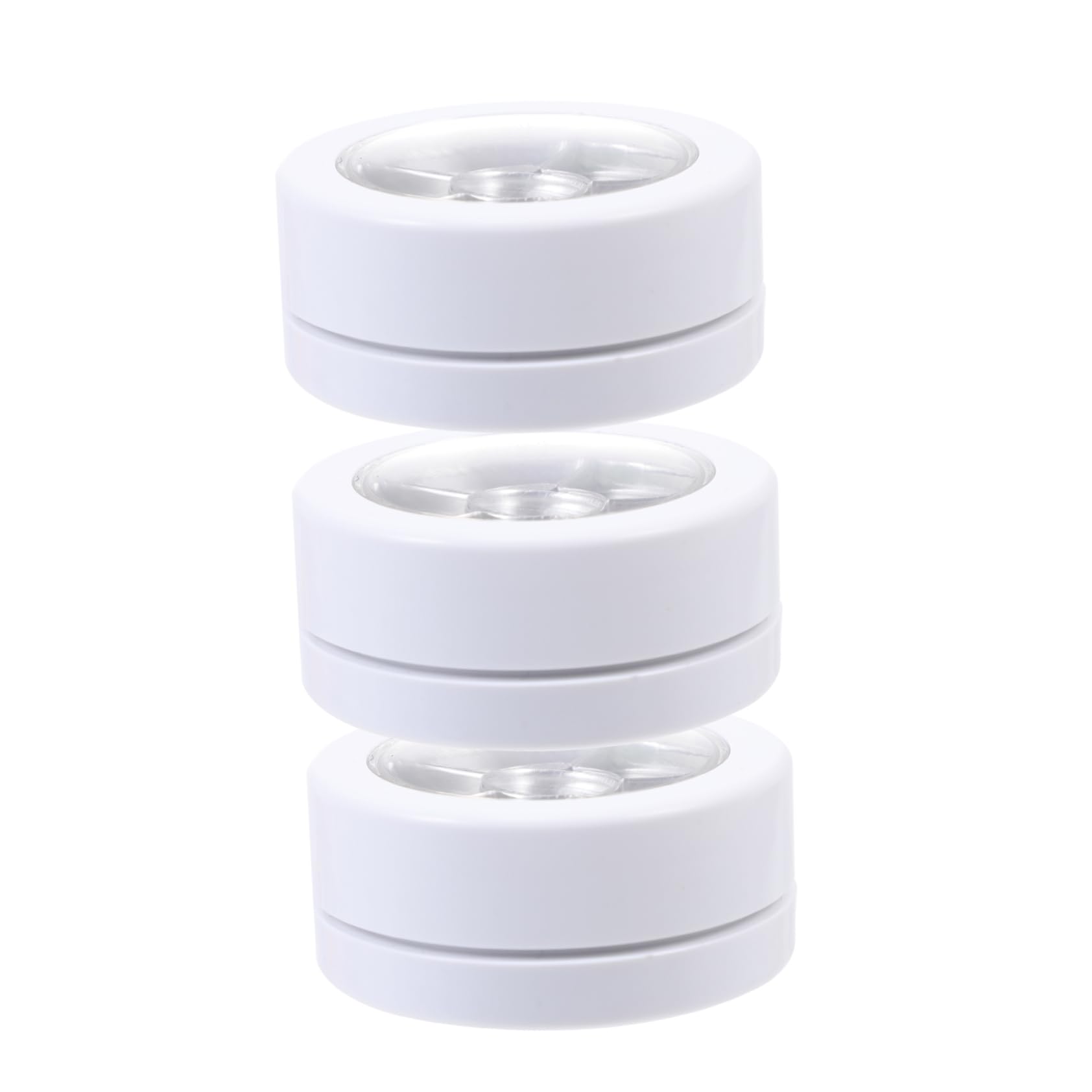 SMASOLO 3pcs Dual Layer Empty Cream Jars with Flat Lids Multipurpose Storage Containers for Cosmetics Ointments Lotions Travel