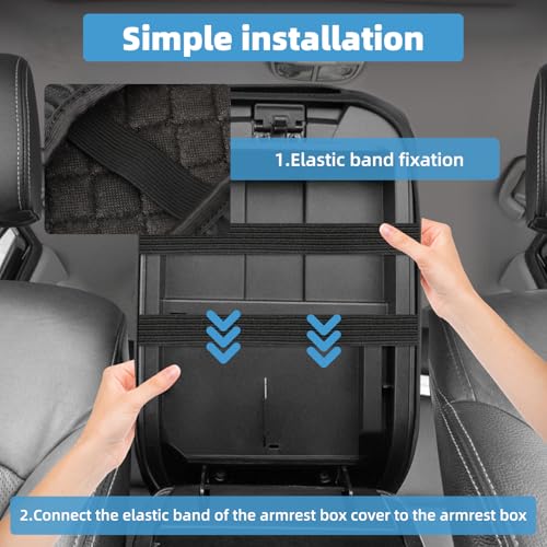 Image of Center Console Armrest Cover for Toyota 4Runner 2010-2023 2024 Fully Covered Anti-Scratch Protector Interior Accessories