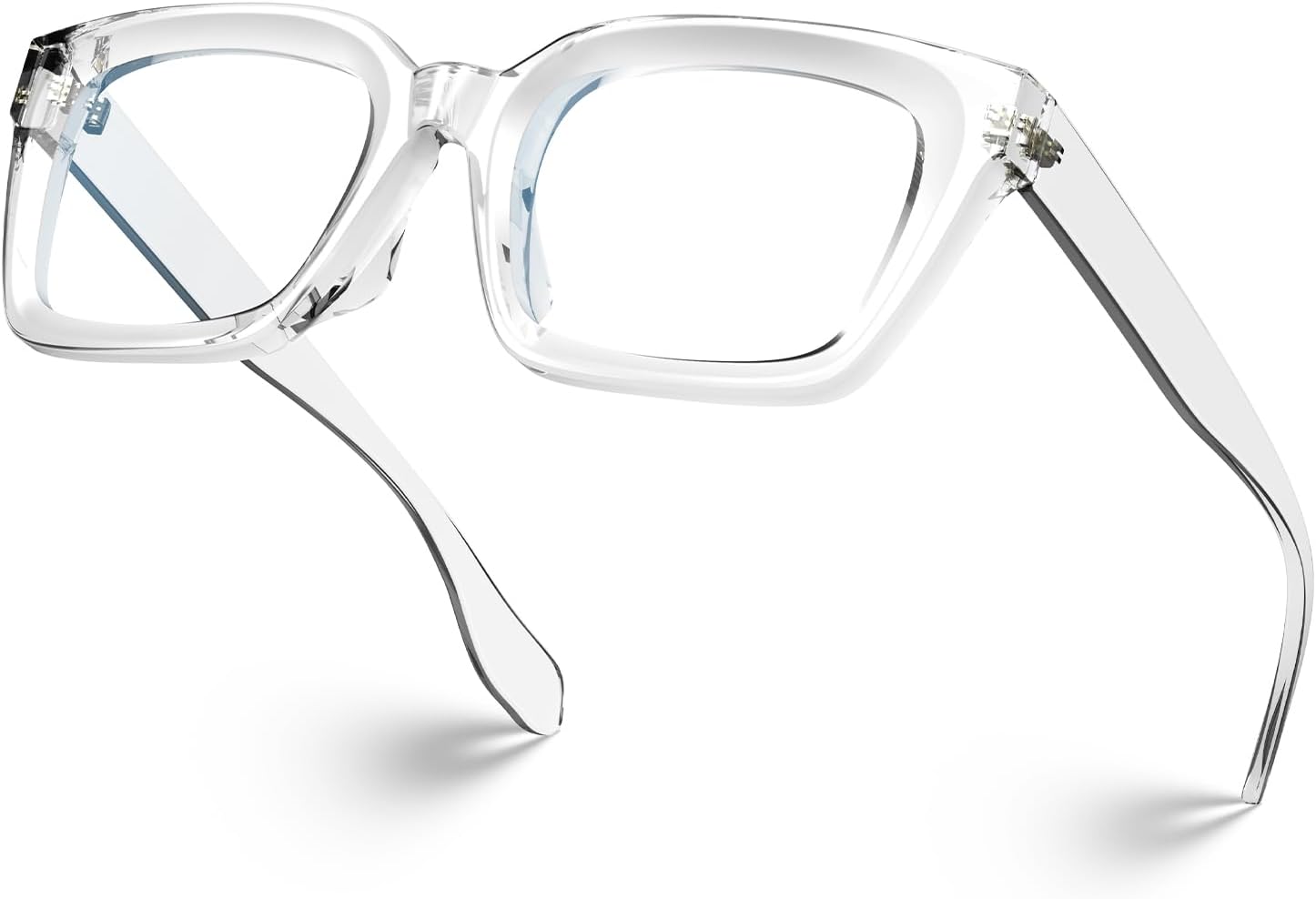 Chunky Square Blue Light Blocking Glasses with Anti Computer Glare for Working Women Men MONTANA