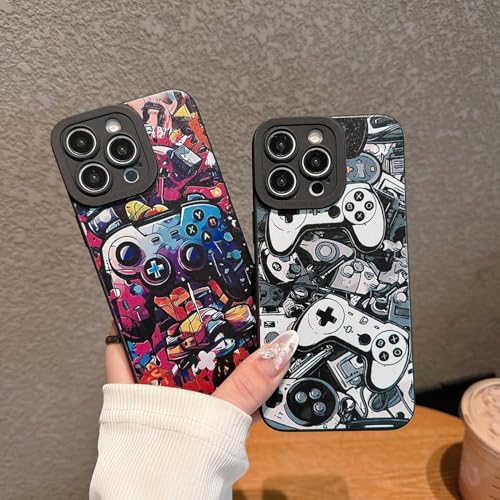 ECOLYF 2 Pack Designer Gamer Phone Case for iPhone 14 Pro, Soft TPU Full Protection, Slim Fit and Nice Touch Feel, Ideal for Kids Boys Men by ECOLYF - Image 7