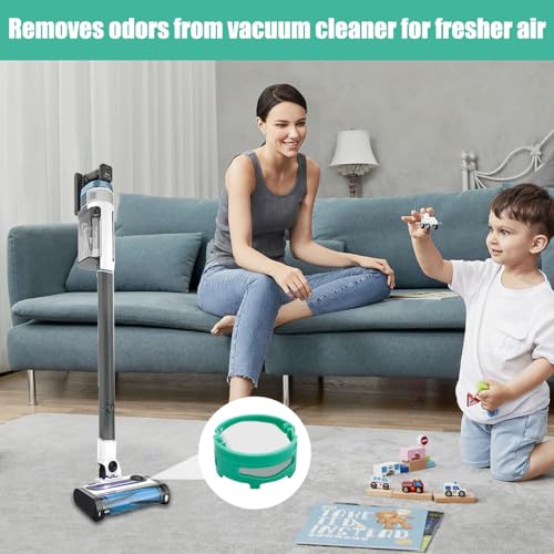 ECOMAID Replacement for Shark Odor Neutralizer Cartridge, Odor Neutralizer Cartridge Air Purifier Compatible with Shark AZ3000, AZ3002, HZ3000, HZ3002, ZD550, IZ862H, IZ562H, Teal (6 Pack)
