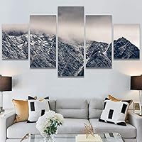 SIGNWIN 5 Panel Canvas Wall Art Rocky Views for Home Decorations Ready to Hang - 60