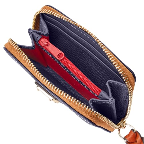 Dooney & Bourke Wallet, Pebble Grain Large Zip Around Credit Card Case Wallet - Blue3