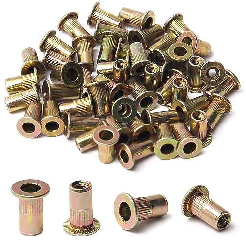 MroMax M3 Karbonstahl Blindnietmuttern 50 Stück