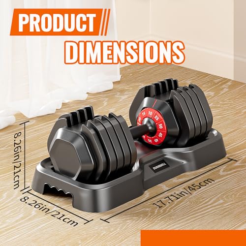 Colorparts2016 AA11YL001 Adjustable Dumbbell 55Lbs Dumbbell Weight thumb #3