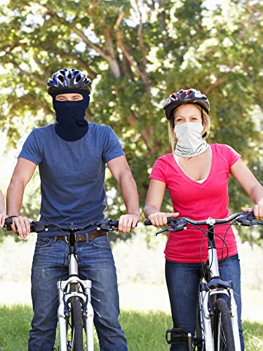 Ski Mask For Men Full Face Cover Uv Sun Protection Face Mask Breathable Balaclava Mask Neck Gaiter For Outdoor Motorcycle Cycling (Bright Colors, 12 Pieces) #TOP3