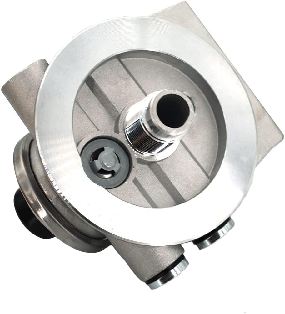 For fs19816 Diesel Fuel Filter Mounting Base 3/8" NPT 1-14" M16X1.5MM Spin On Mount Hand Priming Pump