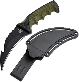 Snake Eye Tactical 9" Hunting Survival Knife Curve Saw Back Blade With Molded Sheath. (GN-3) - Snake Eye Tactical