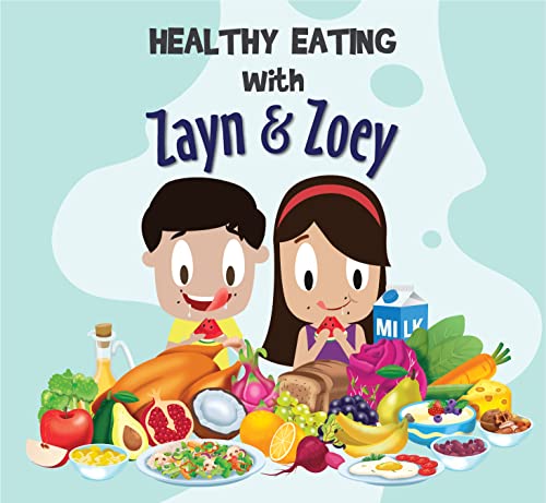 Image of Zayn and Zoey Healthy Eating - Kids Story Book for Early Learning - Children's Educational Picture Book, English Language (Ages 3 to 8 Years)