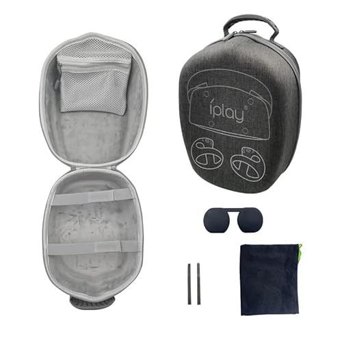 Sac de rangement VR EVA pour PS VR2,Étui de protection de voyage pour casque VR et contrôleur, boîte à main portable avec protecteur d'objectif, 30x13x17cm