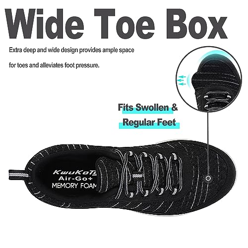 Image of Orthopedic Walking Diabetic Shoes Wide Toe Box Running Sneakers Lightweight Comfortable Shoes for Men and Women