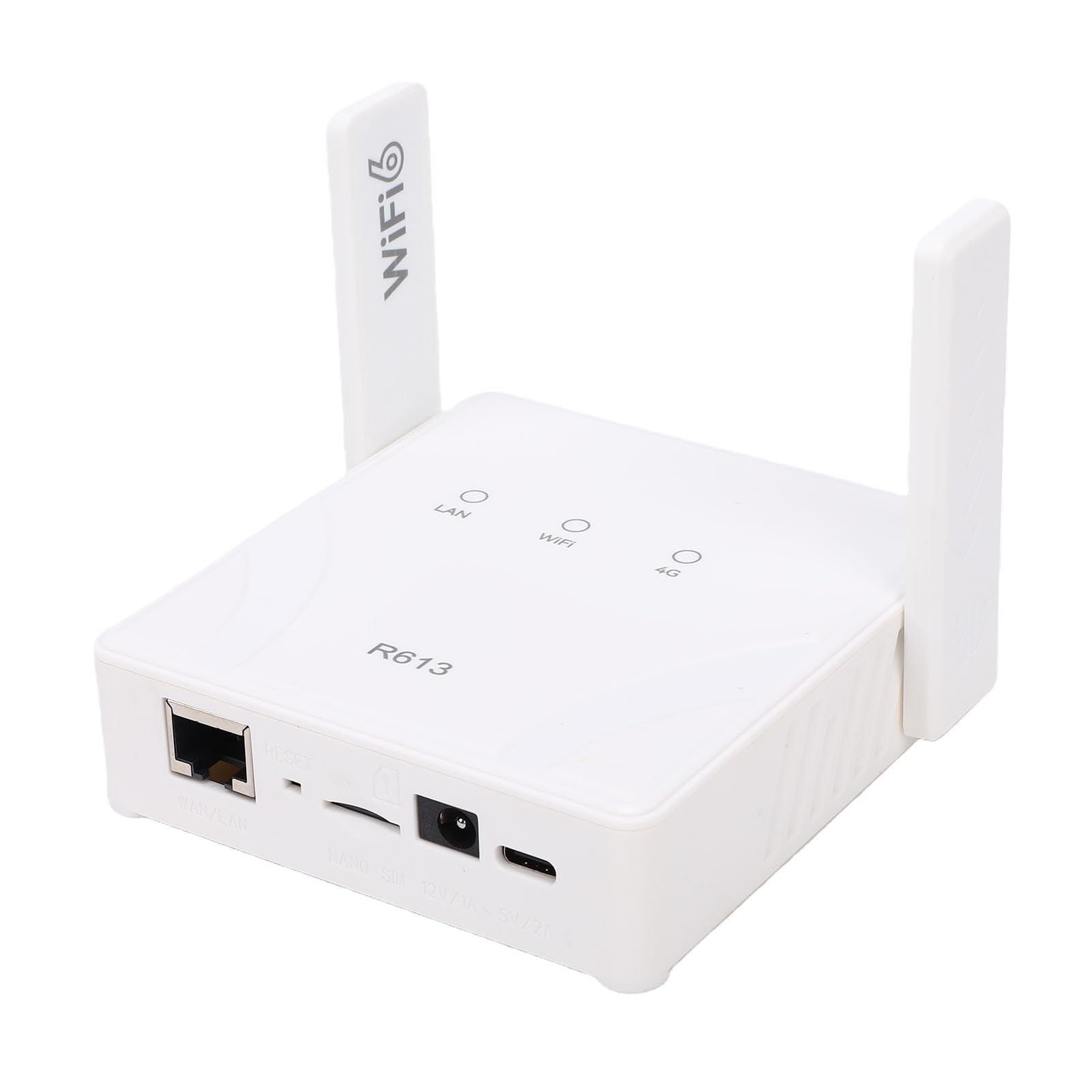 Zerodis Router 4G Router WiFi Tascabile da Viaggio Portatile con Slot per Scheda SIM 300 Mbps 2,4 GHz Porta RJ45 Gestione Web per Viaggi in Auto Viaggi d'affari Streaming all'aperto