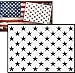 Deoot American Flag 50 Star Stencil for Painting on Wood, Paper, Fabric, Glass, and Wall Art