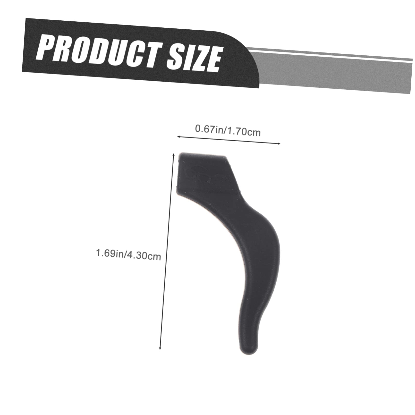 FOMIYES Tender Anti-Slip Glasses Ear Hooks Eyeglass Leg Cover for Boys and Girls Adults