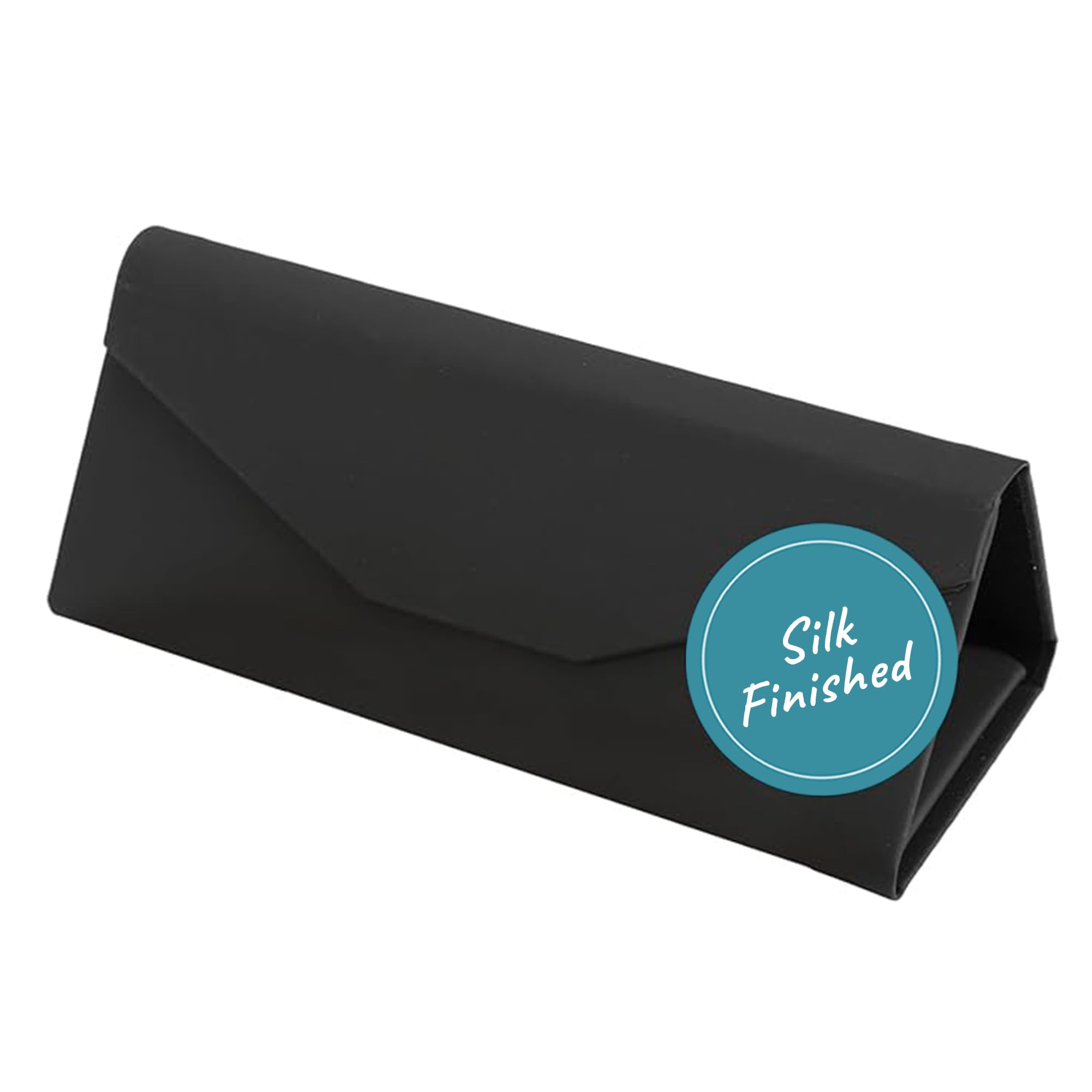 Sleep ZMPremium Matte Black Silk-Finished Foldable Eyeglass Case Specially Designed to Protect Blue Light Glasses