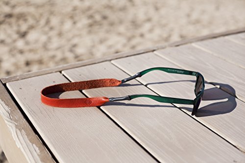 Image of TETHER STRAPS Original Leather Sunglass Strap | Full-Grain Leather with Suede Backing, 17.5 inch Length | Fits Most Frames