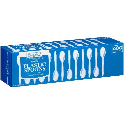 Member's Mark White Plastic Spoons (600Count)
