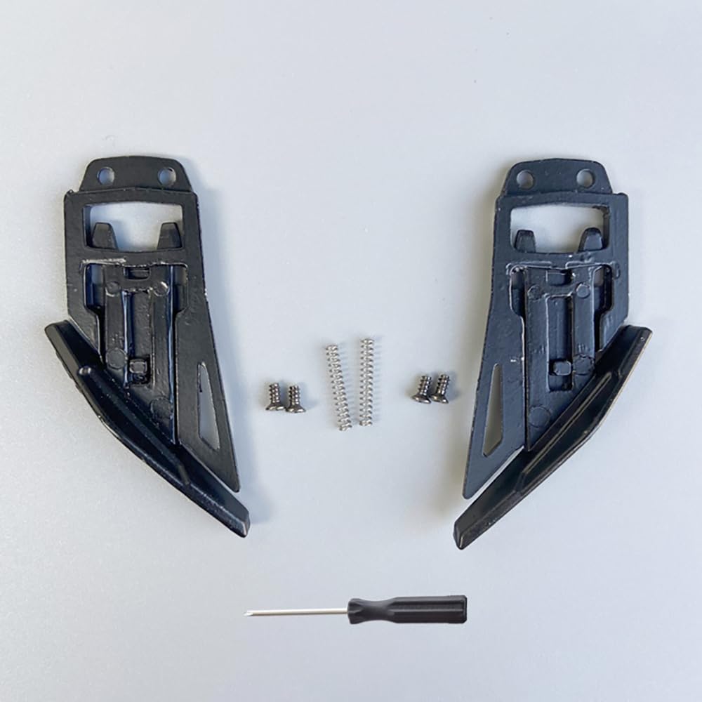 Moontogo Visor Lock for AGV PISTA GPR,PISTA GPRR,CORSA-R Helmet Accessories (Black Mechanism)