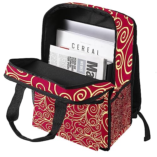 Sac à dos garçons ergonomique rouge pour soulager les épaules