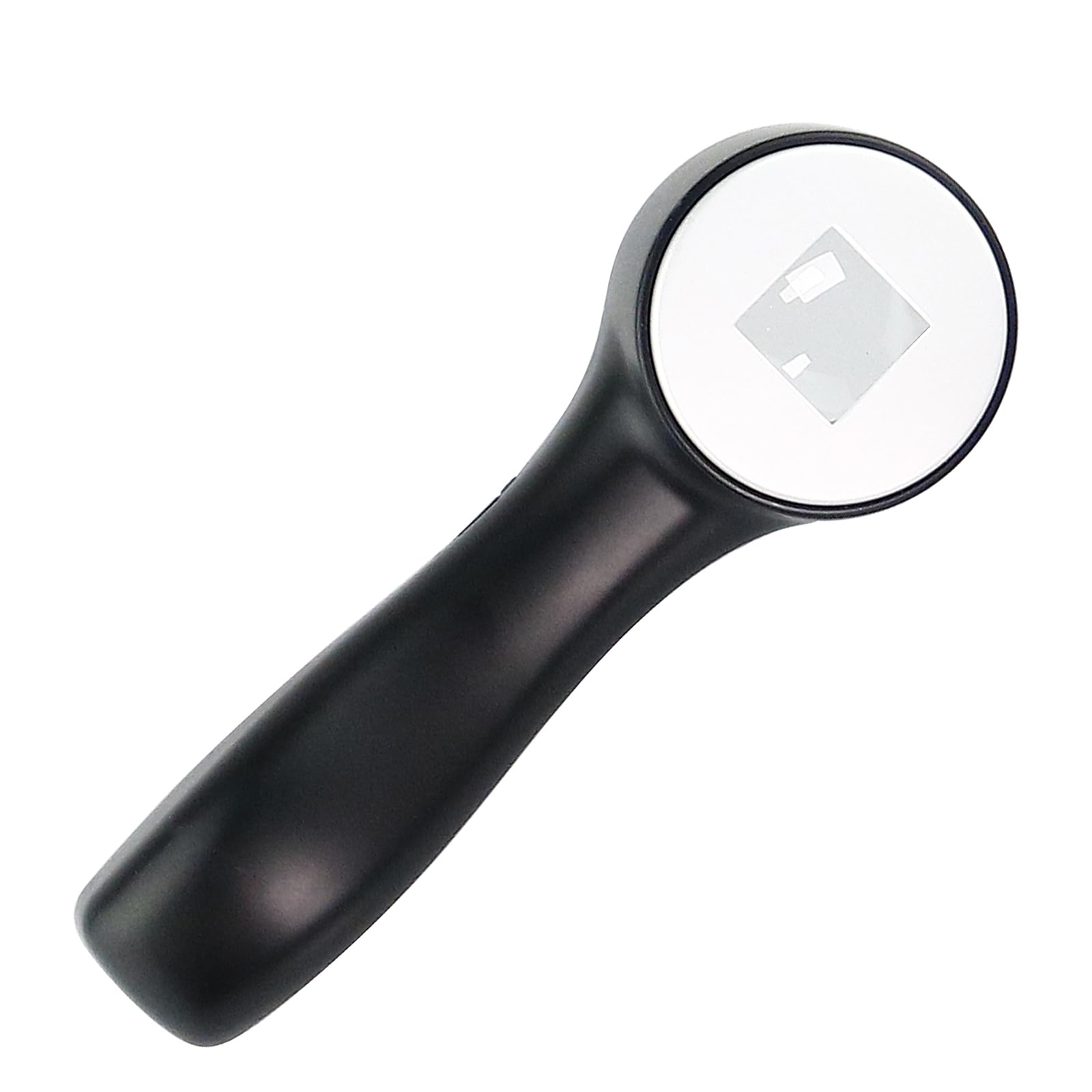 Lupa de mano de cristal óptico de 10 aumentos con escala de luz, lupa de joyería con escala de medición