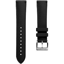 WatchGecko Breakwater Rubber Watch Strap | FKM Rubber Replacement Watch Band, Moulded Fabric-Style Texture, Waterproof, UV-Resistant, For Dive and Sports Timepieces
