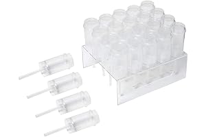 ihomecooker 20-Hole Cake Push Pop Stand with 24 Push-Up Shooter