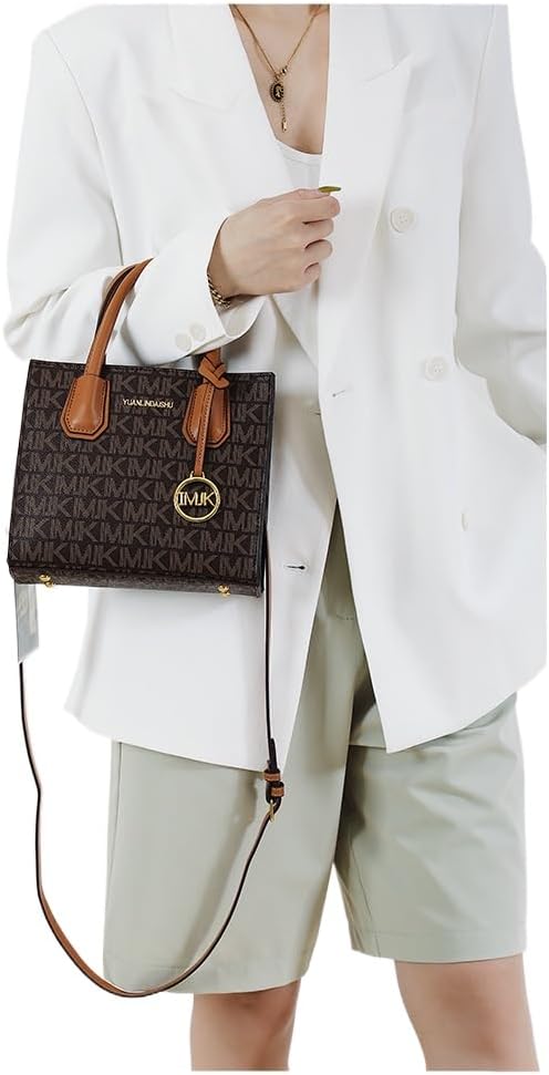 Xehuro Tote Bag Womens Crossbody Bags Zipper Closure Luxury Leather Strap Anti Wear Designed